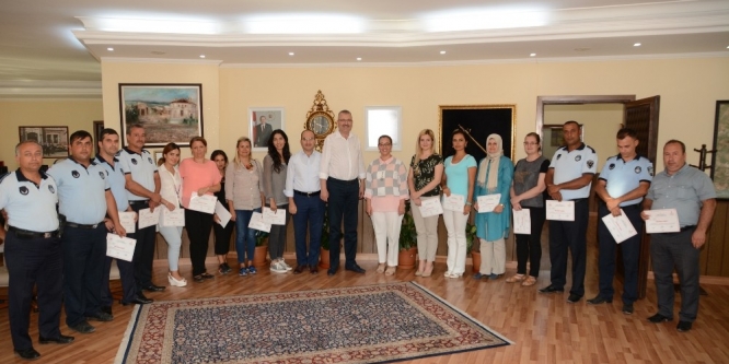 Belediye personeline hizmet içi eğitim