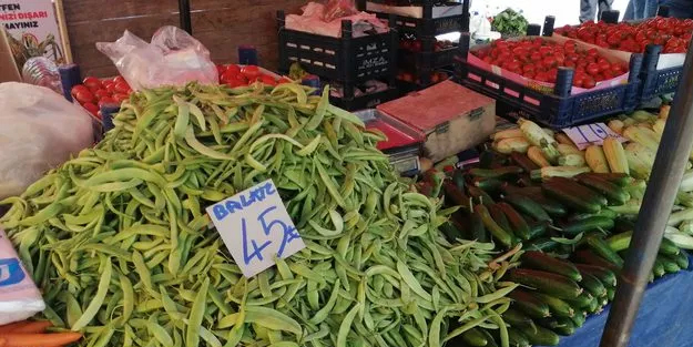 Biberin tahtını kaptı! Pazarın en pahalı sebzesi o oldu! Kilosu 45 lira..