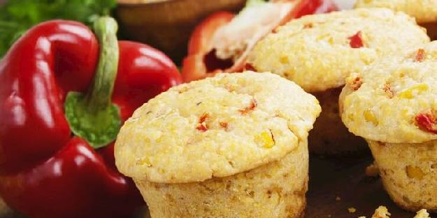 Biberli ve peynirli muffin tarifi, nasıl yapılır?
