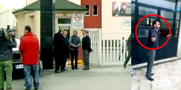 Okulda dehşet saçtı/ VİDEO