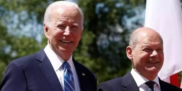 Biden ile Scholz'dan kritik görüşme