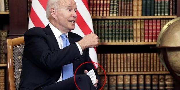 Biden-Putin görüşmesinde şaşkına çeviren an! Dünya bu görüntüyü konuşuyor