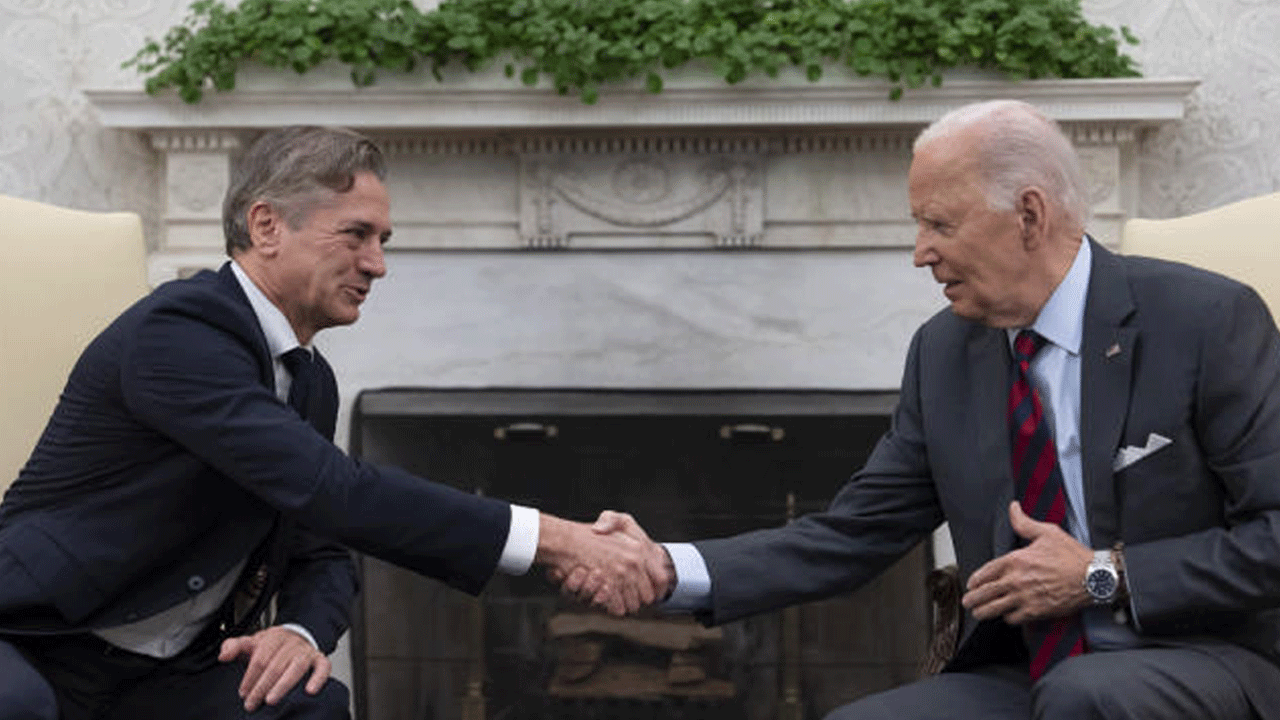 Biden ve Golob'dan kritik görüşme! İkili ilişkiler masada