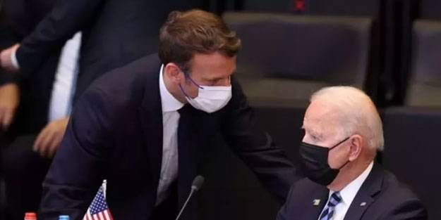 Biden ve Macron, Ukrayna krizini görüştü