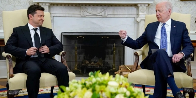 Biden, Zelenskiy'i satışa getirdi! 
