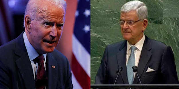 Biden'dan BM Genel Kurulu Başkanı Bozkır'a mektup