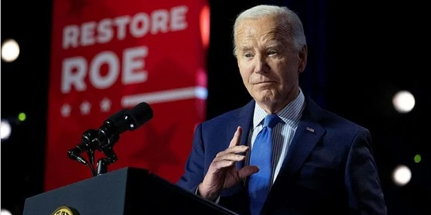 Biden'ın konuşması Filistin protestosuyla kesildi