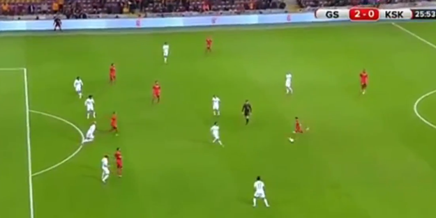 Bilal Kısa 40 metreden 90'a böyle taktı! - VİDEO