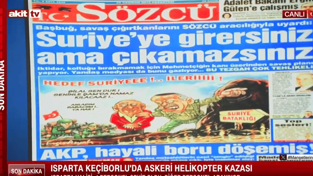 ‘Bilal sen dur seninle Şam’da namaz kılacağız!’ Dalga geçen kemalist Sözcü fena rezil oldu