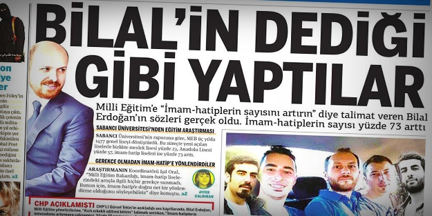 Bilal'in değil Anadolu'nun dediği oldu Taraf!