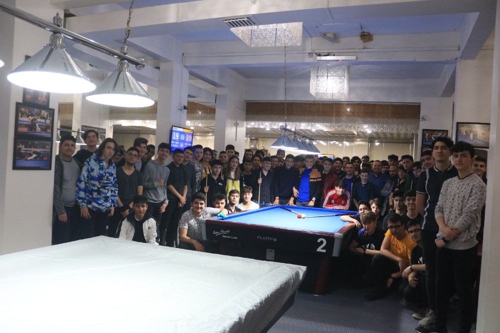 Bilardo müsabakalarına rekor katılım 