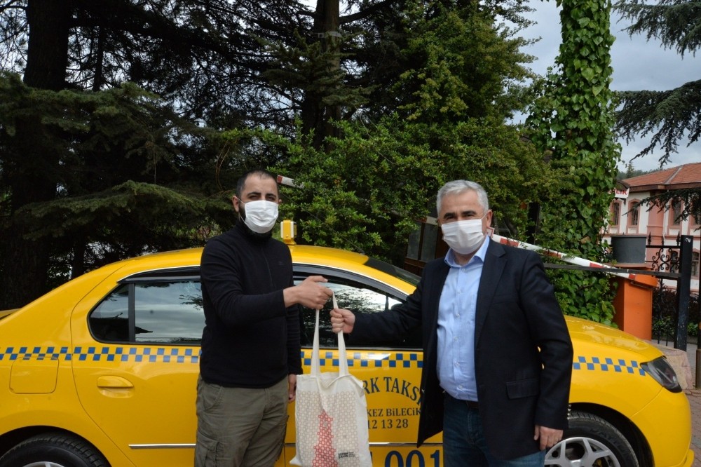 Bilecik Belediyesinden dolmuş ve taksi şoförlerine 