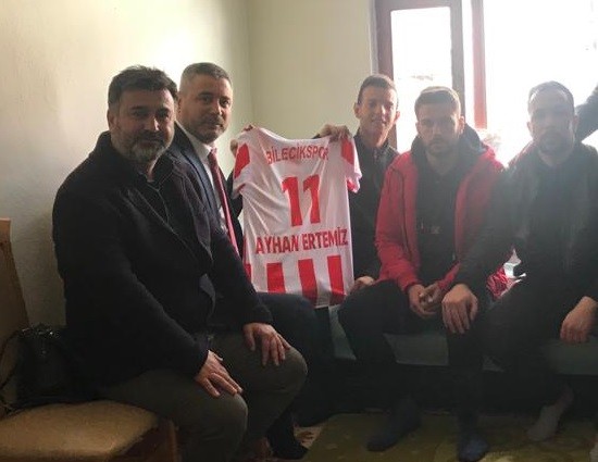 Bilecikspor’dan Bilecikli İdlib gazisine ziyaret 
