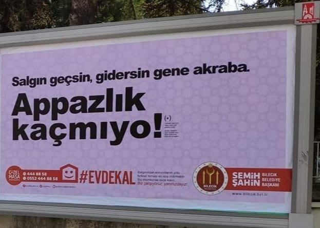 Bilecik’te billboardlar yöresel dilin kullanıldığı 