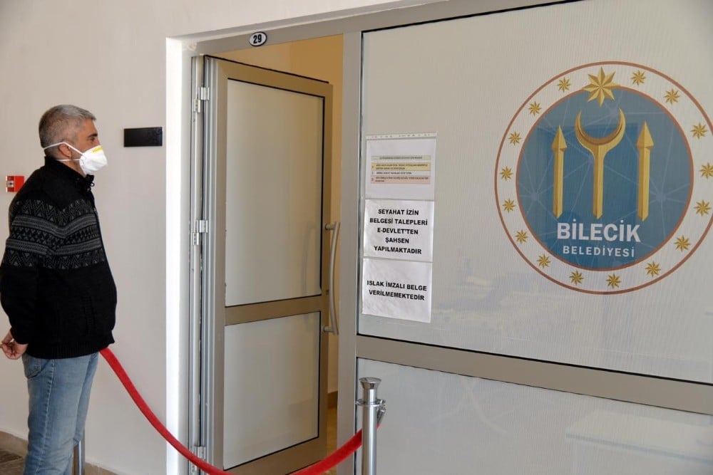 Bilecik’te bin 495 kişi ve 16 araca seyahat izin belgesi verildi 