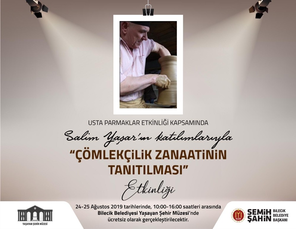 Bilecik’te çömlekçilik zanaatının tanıtılması etkinliği 
