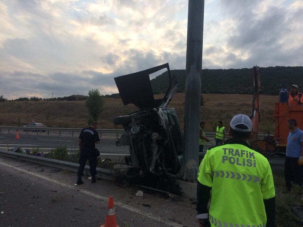 Bilecik’te düğün dönüşü feci kaza: 1 ölü, 7 yaralı 