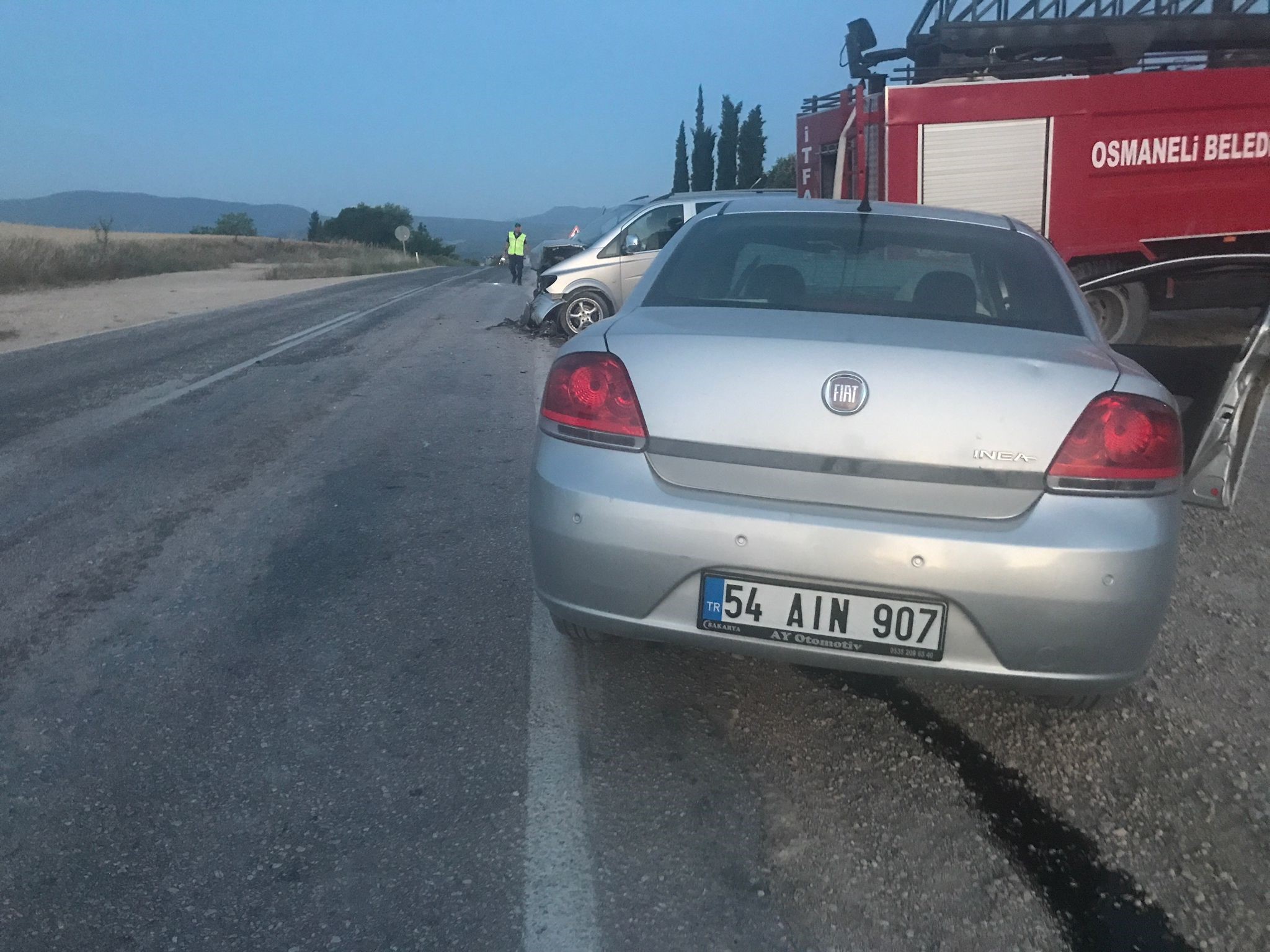 Bilecik'te iki otomobil çarpıştı: 1 ölü, 2 yaralı