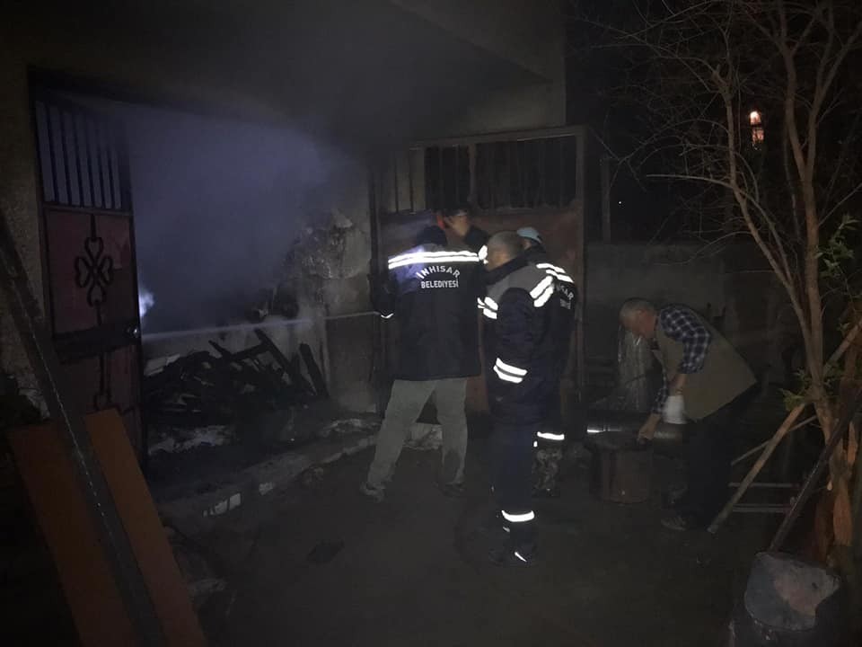 Bilecik’te meydana gelen ev yangını korkuttu 