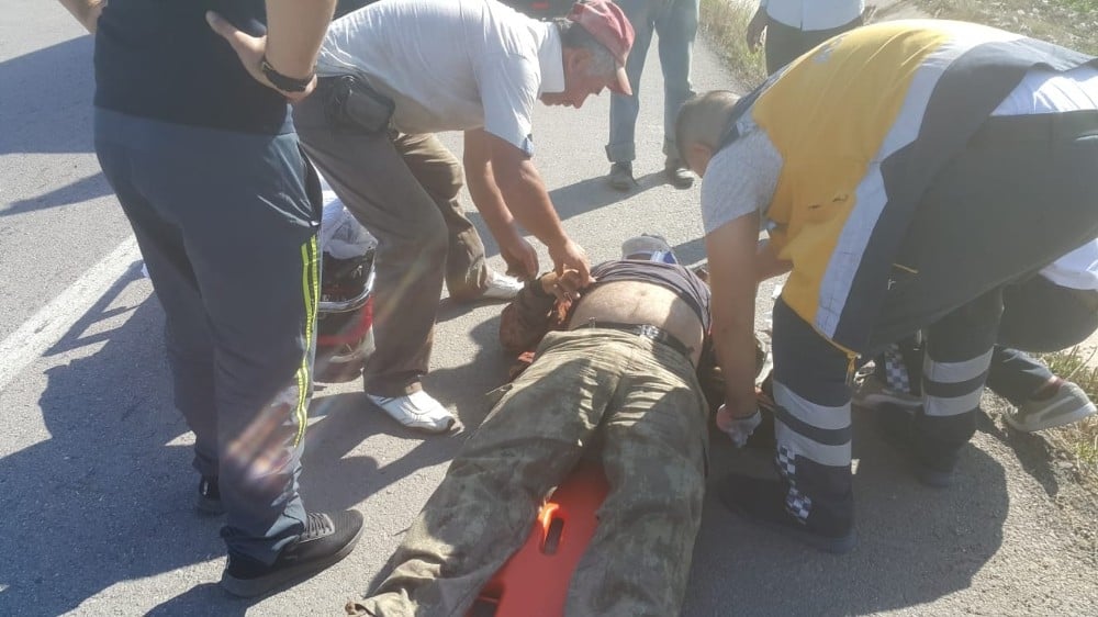 Bilecik’te motosiklet kazası; 1 yaralı 