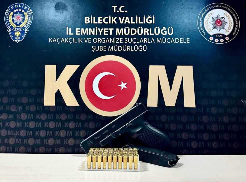 Bilecik'te ruhsatsız silah operasyonu