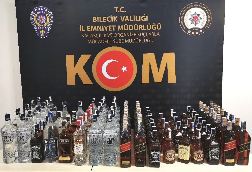 Bilecik’te sahte içki operasyonu 