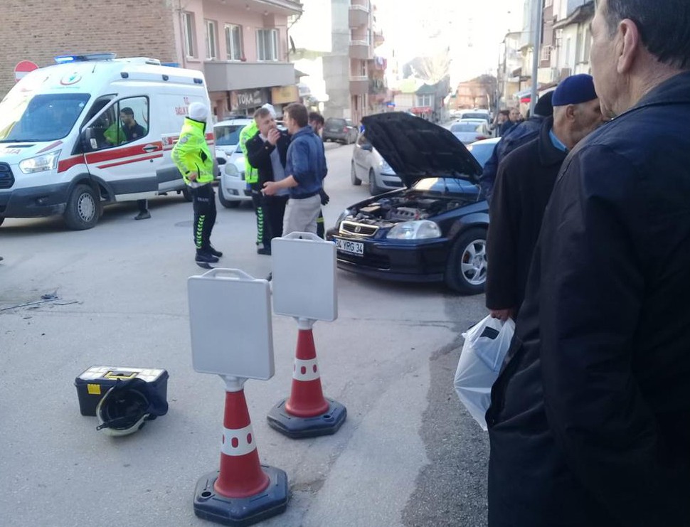 Bilecik’te yaşanan trafik kazasında 1 kişi yaralandı 