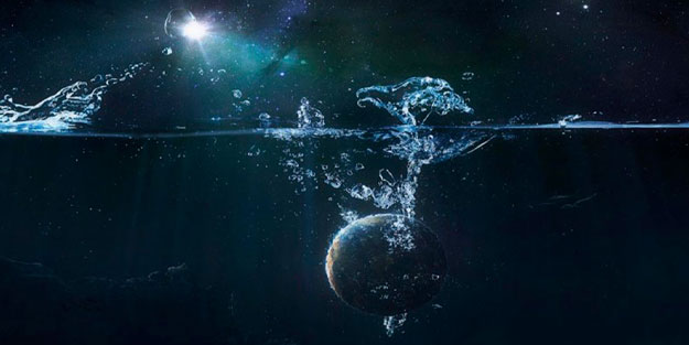 Bilim insanları boşlukta tonlarca su keşfetti