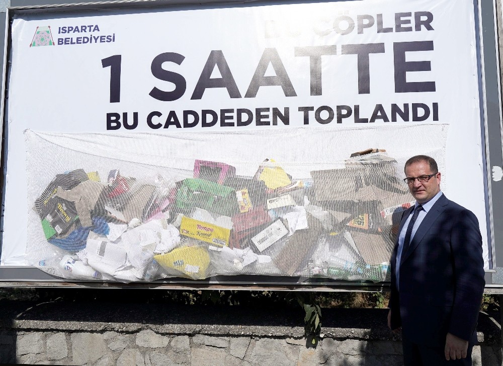 Billboardlarda çevre bilinci ve farkındalık oluşturuldu 