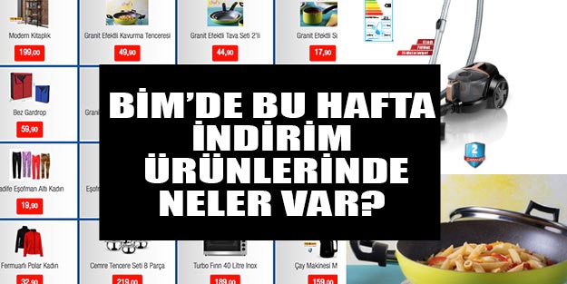 Bim aktüel indirimli ürünler kataloğu
