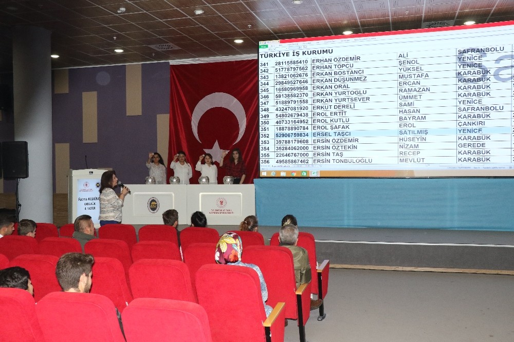 Bin 276 kişi arasından 50 kişi kurayla madenci old 