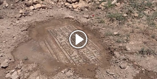  Bin 500 senelik mozaik bulundu