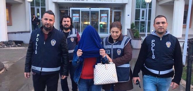 Bin bir surat Ayten yakalandı