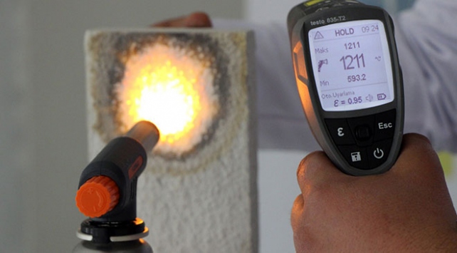 Binalar için yanmayan yerli yalıtım sıvası geliştirildi