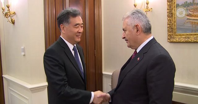 Binali Binali Yıldırım Çin Başbakan Yardımcısı Yang’ı kabul etti