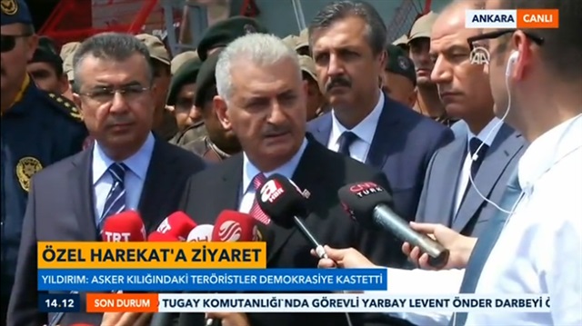 Binali Yıldırım: Darbe girişimini vatandaştan öğrendim
