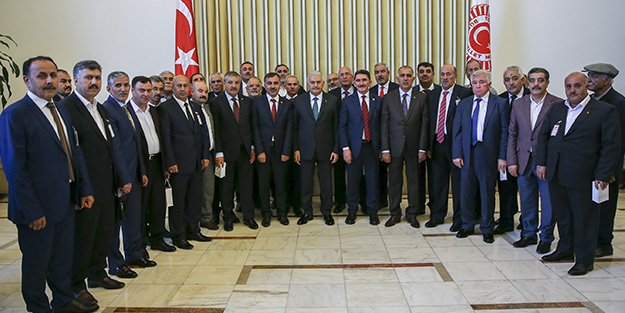 Binali Yıldırım STK temsilcilerini kabul etti
