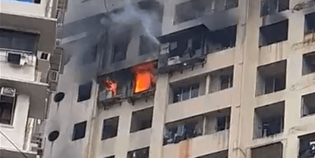 Binanın 18. katında çıkan yangında 7 kişi öldü