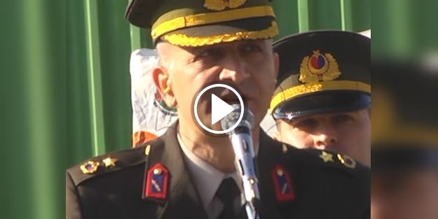 Binbaşı yemin töreninde 'Dua'yı okudu