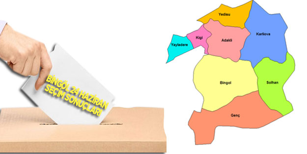 Bingöl seçim sonuçları 24 Haziran 2018