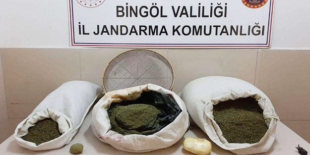 Bingöl’de 24 kilo uyuşturucu ele geçirildi