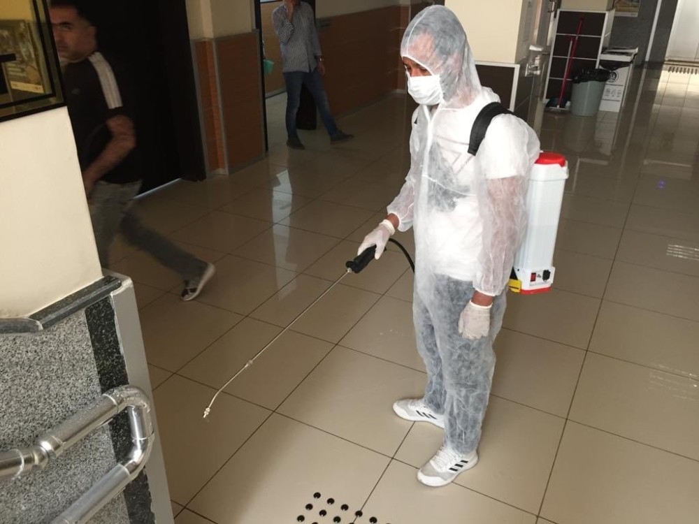 Bingöl’de dezenfekte çalışmaları 