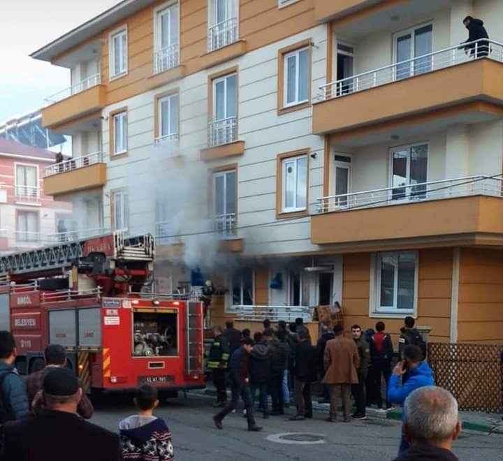 Bingöl’de ev yangını 
