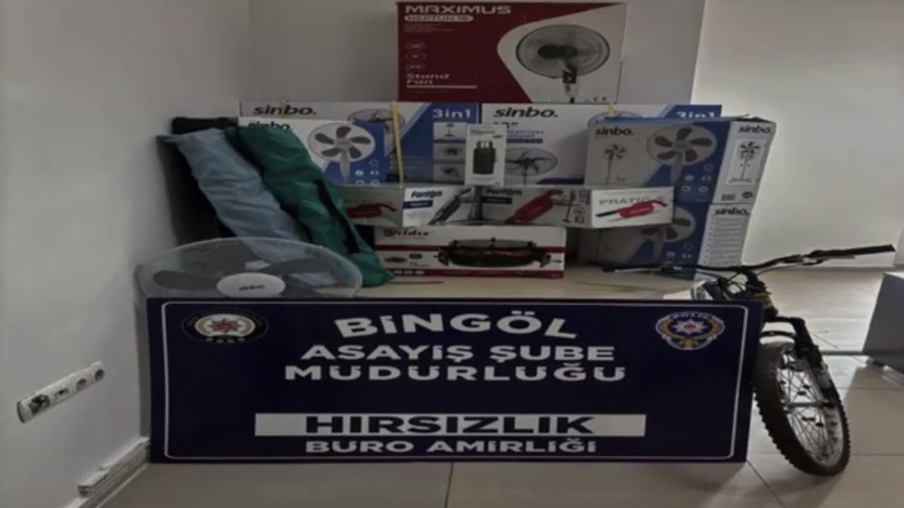 Bingöl’de hırsızlık zanlısı çaldığı ürünleri internetten satarken yakalandı