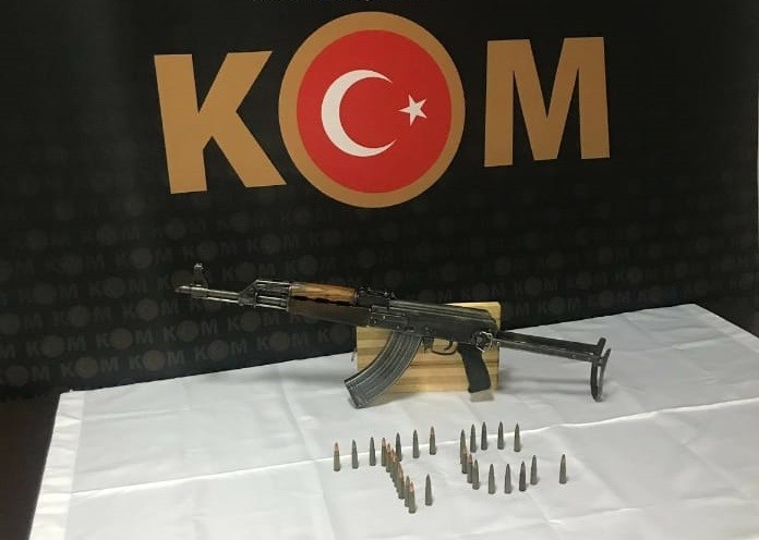 Bingöl’de kalaşnikof ele geçirildi 