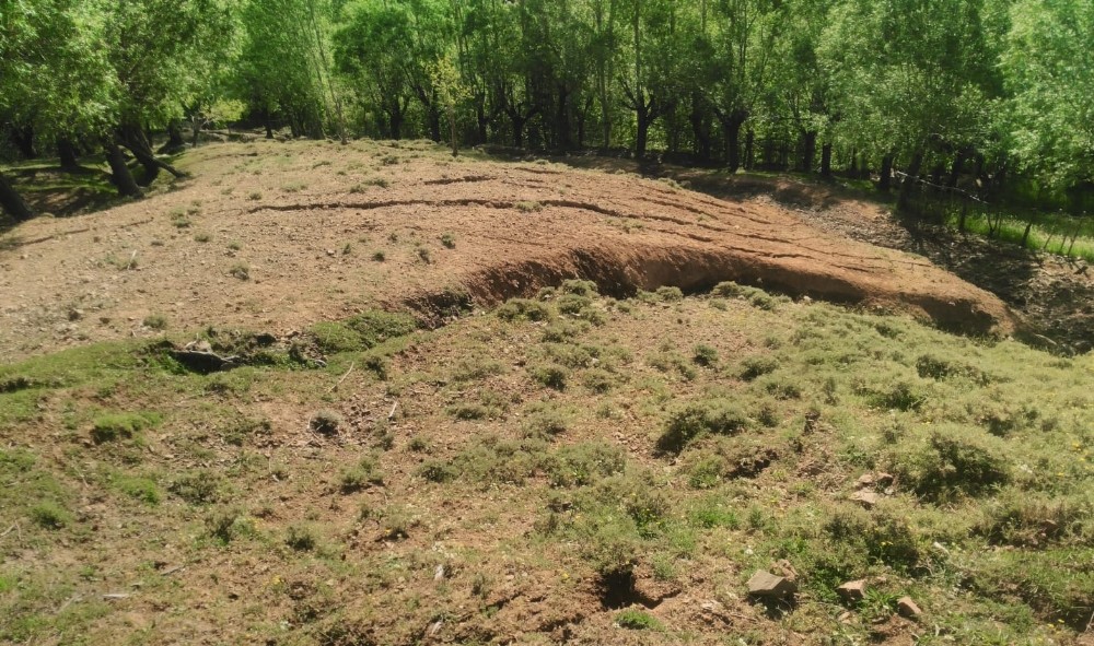 Bingöl’de mezrada 4 ev heyelan riski nedeniyle boşaltıldı 