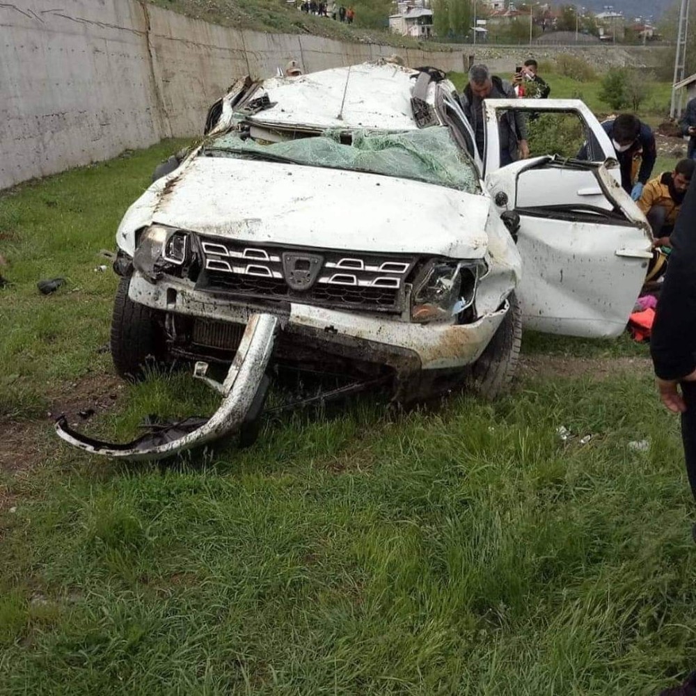 Bingöl’de trafik kazası: 1 ölü, 2 yaralı 