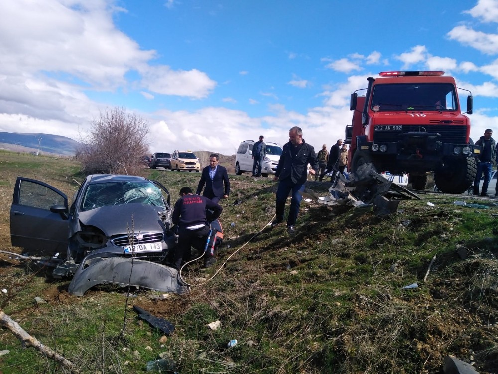 Bingöl’de trafik kazası: 6 yaralı 