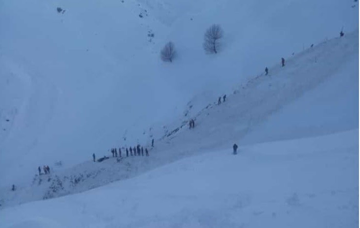 Bingöl’deki çığda kaybolan şahsı arama çalışmaları sürüyor 