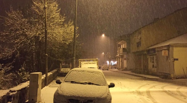 Bingöl'ün ilçelerinde kar yağışı başladı